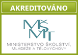 Akreditováno Ministerstvem školství, mládeže a tělovýchovy